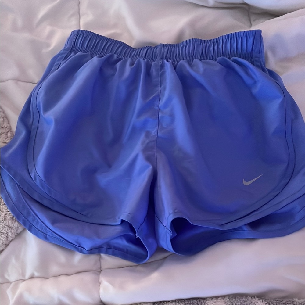 Nike Blue Athletic Shorts Lightweight Moisture-Wicking